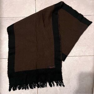 3/25$💥Barbarossa Scarf Wool blended Black Brown Women Long made in Italy classic